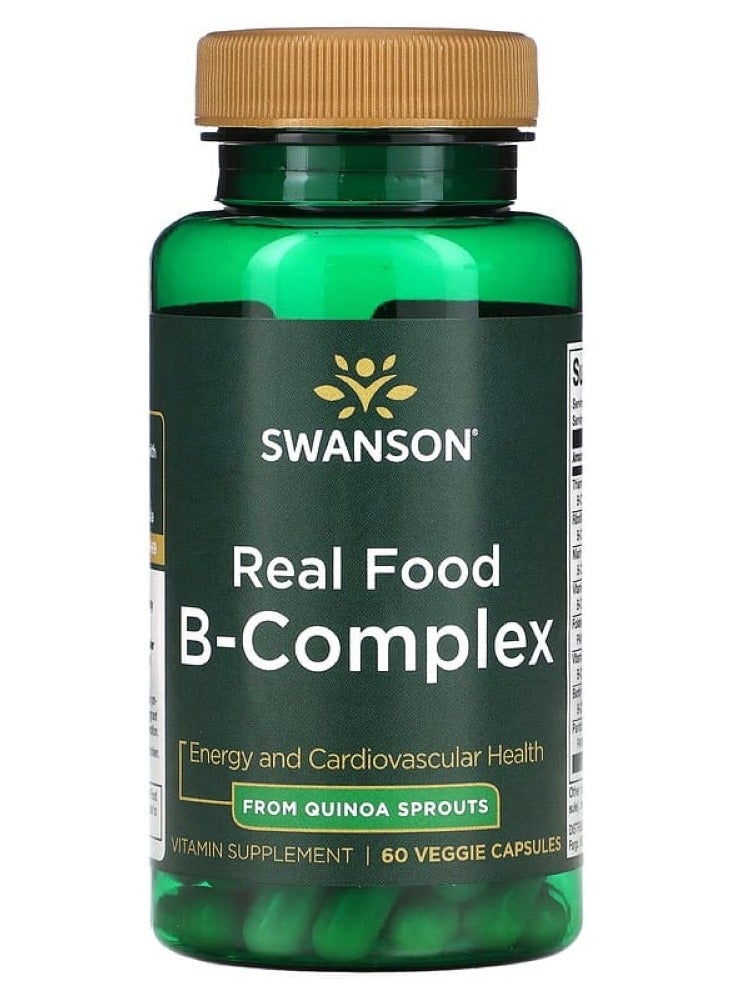 Real Food B-Complex From Quinoa Sprouts 60 Veg Caps