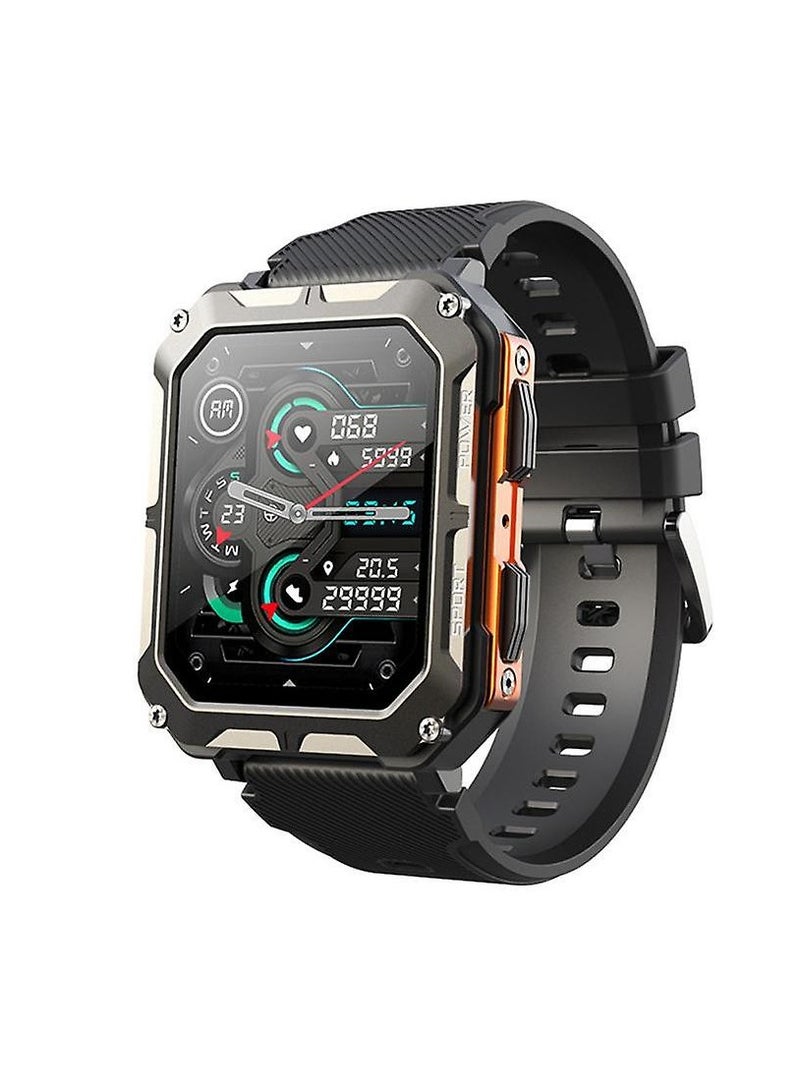 C 20 Pro Military Smartwatch Your Ultimate Tactical Companion with Call Functionality and Fitness Tracking