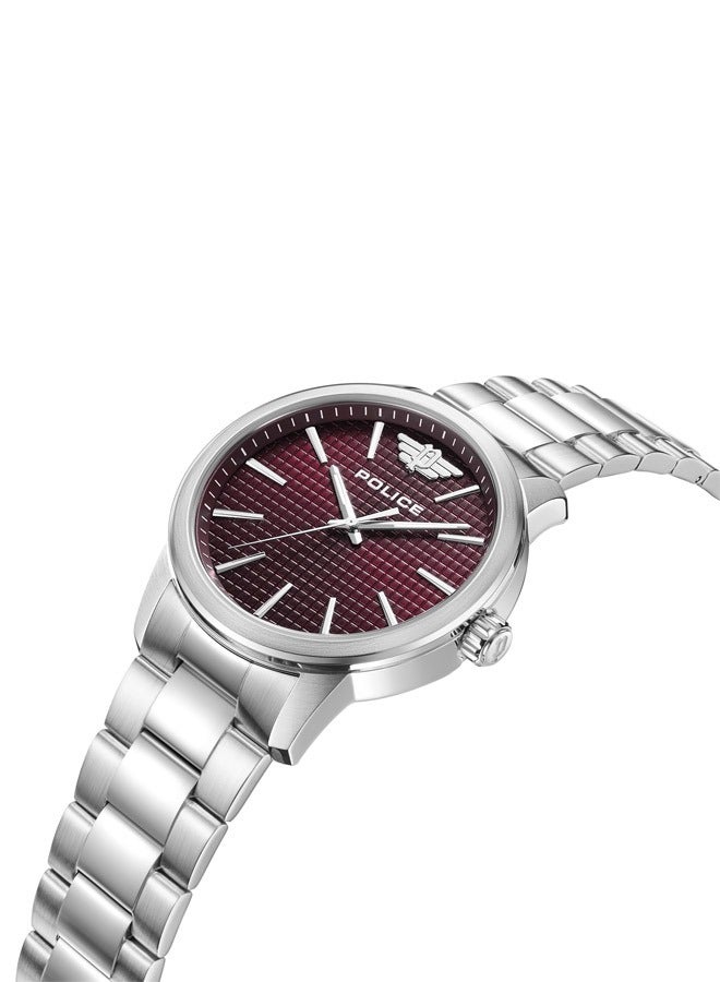 Men's Analog Round Shape Stainless Steel Wrist Watch PEWJG0018403 - 44MM
