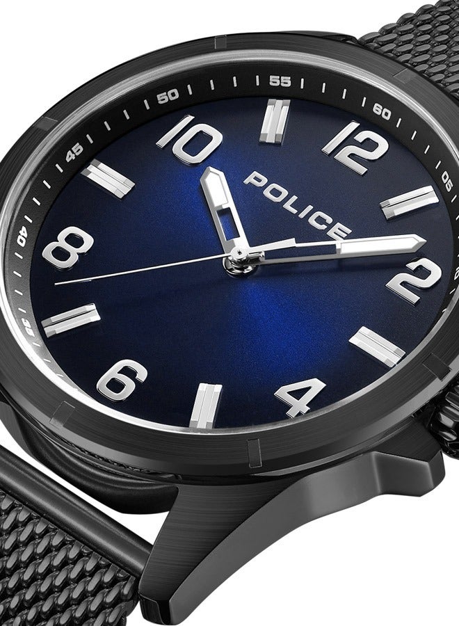 Men's Analog Round Shape Stainless Steel Wrist Watch PEWJG0018303 45MM