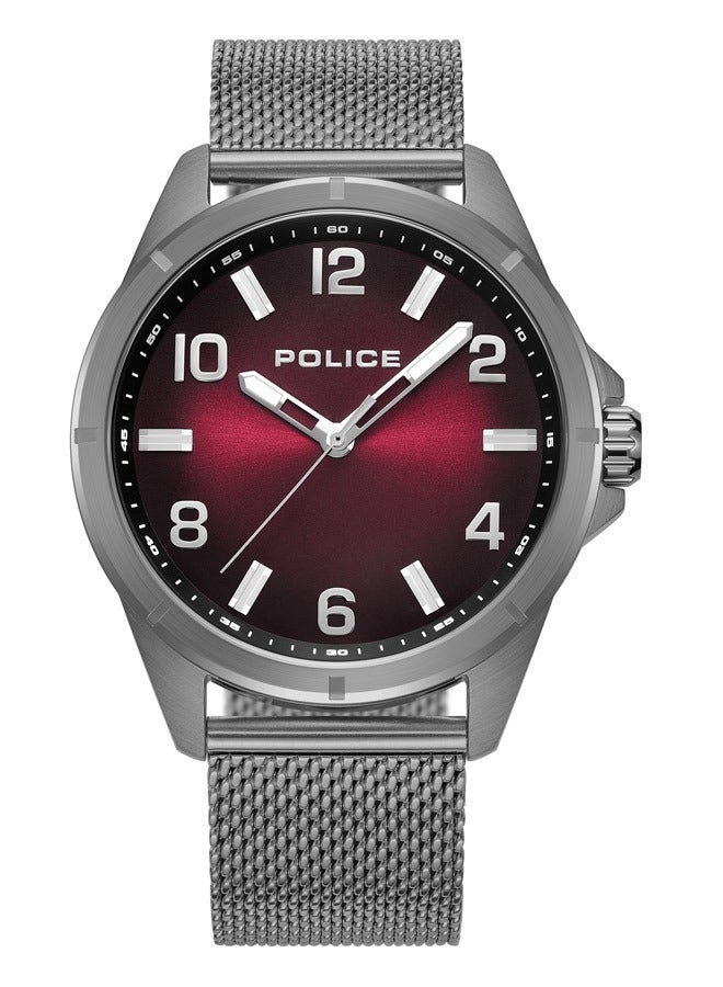 Men's Analog Round Shape Stainless Steel Wrist Watch PEWJG0018302 45MM