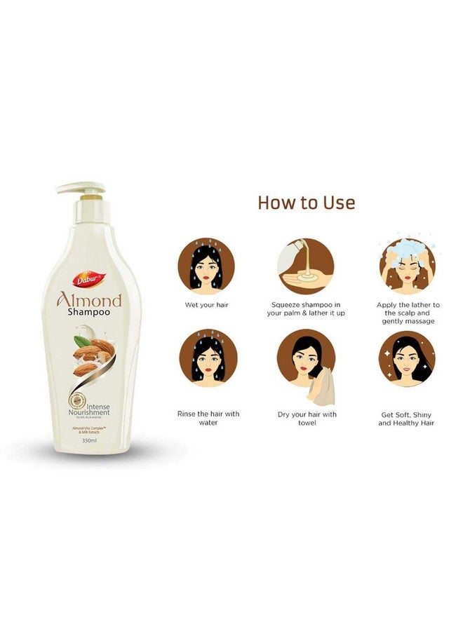 Almond Shampoo With Almond Vita Complex & Milk Extracts 350Ml With Amla Hair Oil 275Ml Free