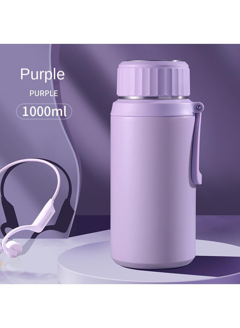 1000ML Large Capacity Double Layer 316 Stainless Steel Travel Outdoor Camping Thermos Cup