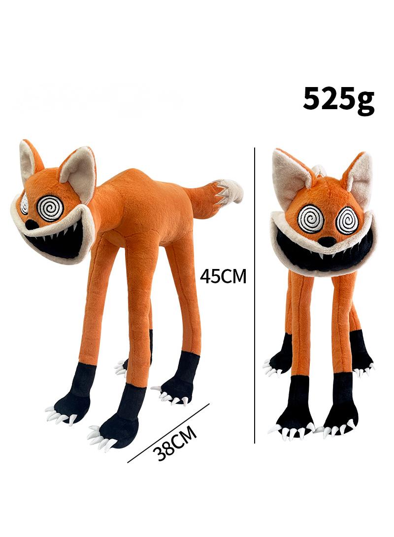 Poppy Playtime Smiling Critters 3 Plush Toy Cartoon Fox 45cm For Fans Gift Horror Stuffed Figure Doll For Kids And Adults Great Birthday Stuffers For Boys Girls