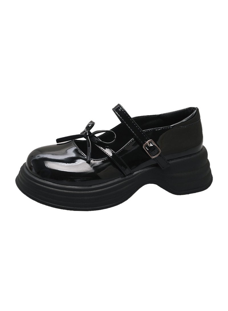 Ladies' New Retro Small Leather Shoes