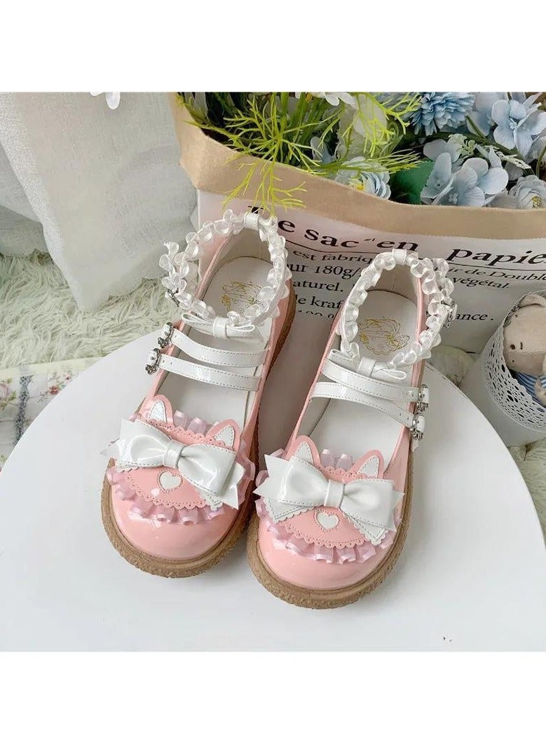 Girls Princess Little Leather Shoes Single Shoes