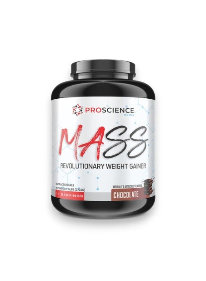 Mass Gainer, Revolutionary Weight Gainer, Chocolate Flavour, 6 Lb