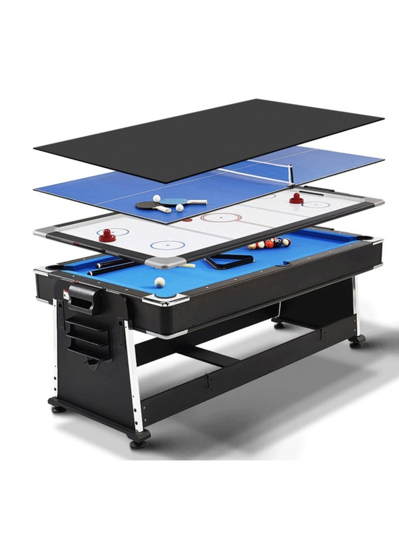 Professional Multi game table Billiards table 7ft 3 in 1  with accessories