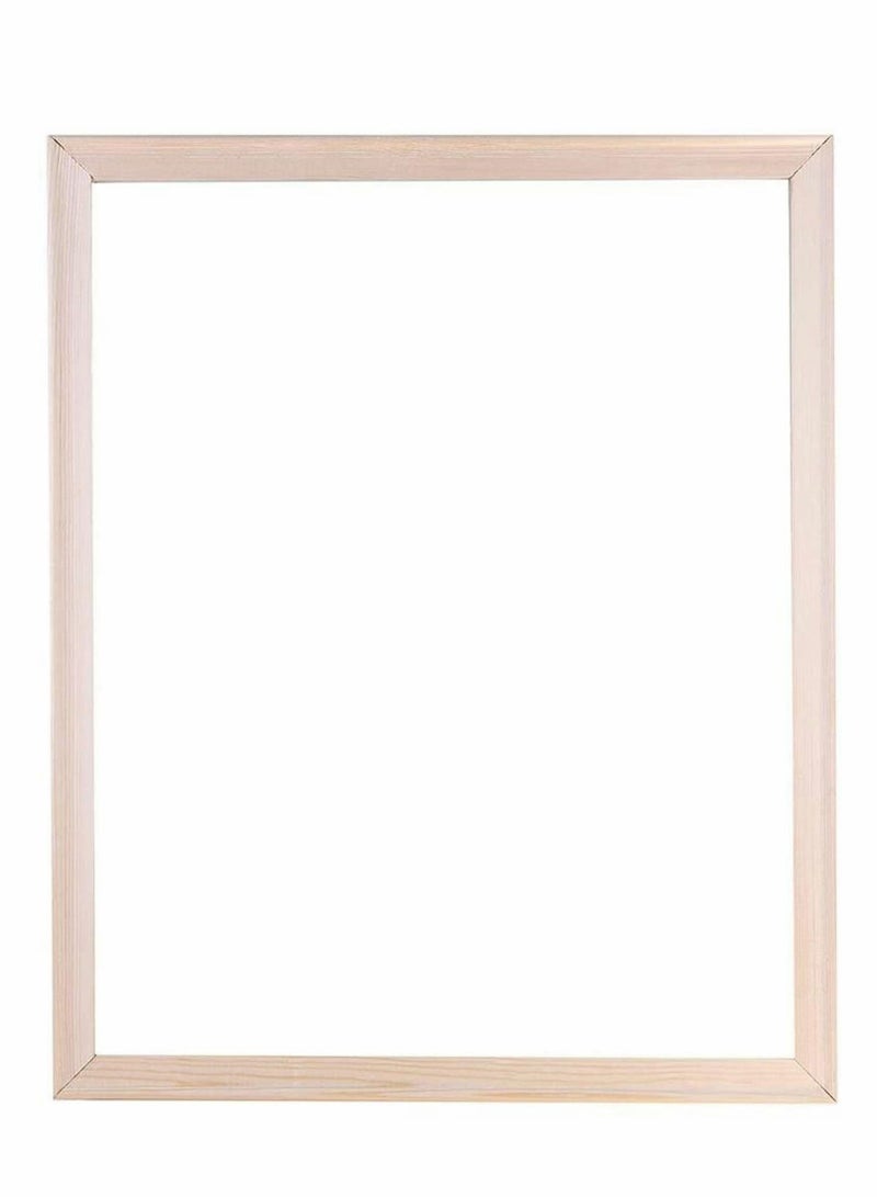 Wooden Frame Canvas Stretcher Bars for DIY Oil Painting Diamond Craft Wall Art Prints Paintings Pictures Frames Kit 40 x 50 cm