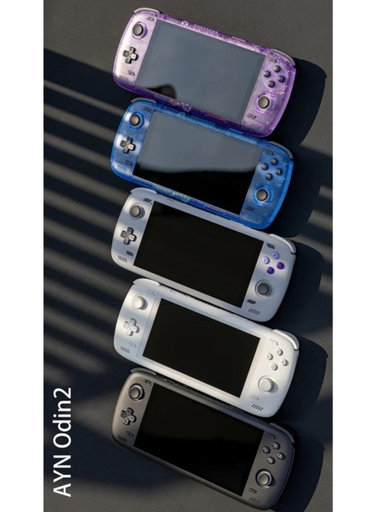 Odin 2 Android Handheld Gaming Console, High-Performance Retro Game Handheld with Snapdragon 8 Gen 2 Octa-core CPU, Adreno 740 GPU, 6-inch 1080P Screen, Android 13 System (12+256GB, Grey)