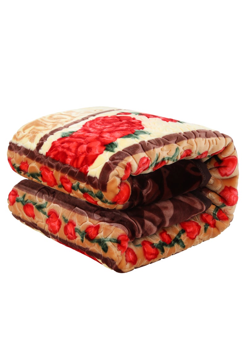 Double Ply Premium Korea Quality Blanket Made by 100% Polyester SPUN YARN Obtained from Virgin Polyester Which is Suitable for winter and Rainy Season