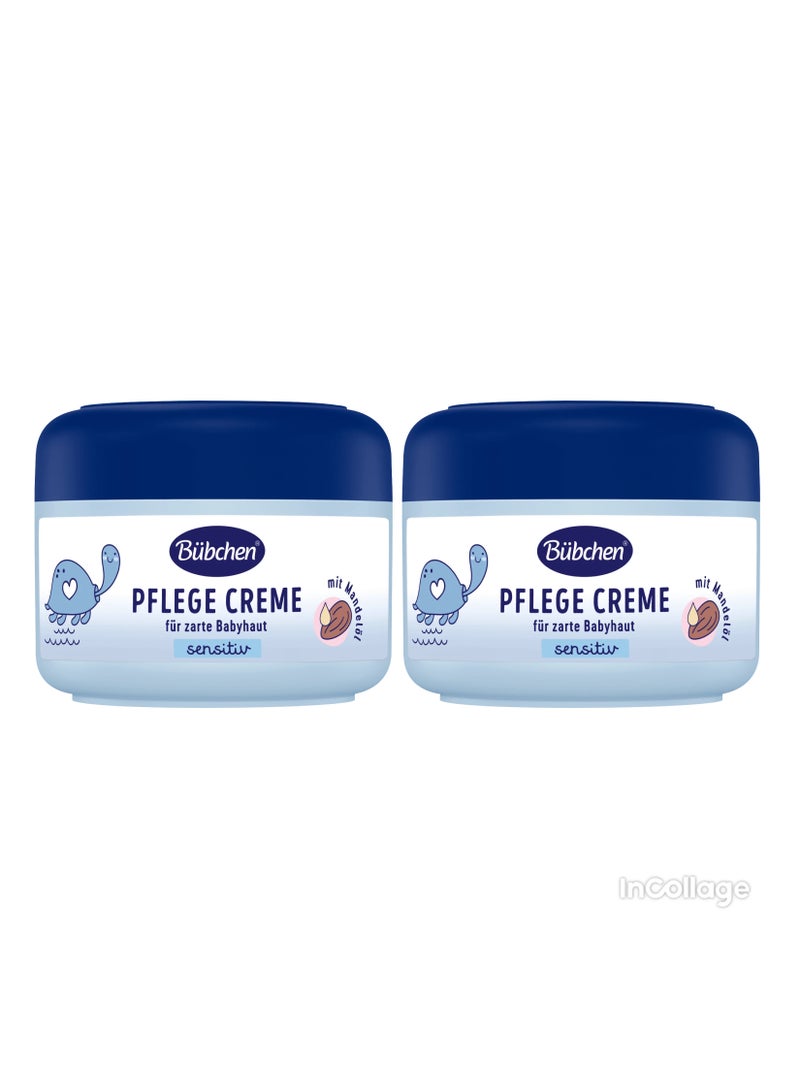 Bubchen Baby Care Cream Sensitive Double Pack (2 x 75 ml), 150 ml