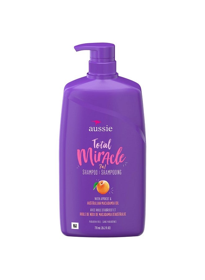 Ussie Total Miracle With Apricot & Macadamia Oil Paraben Free Shampoo 26.2 Fl Oz