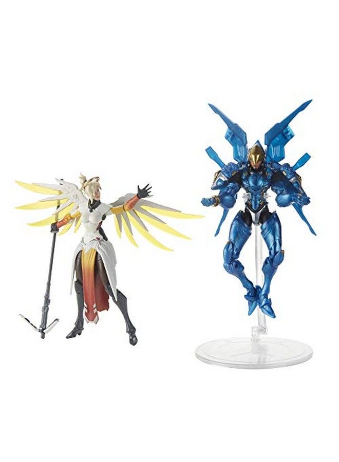 Overwatch Ultimates Series Pharah And Mercy Dual Pack 6Inchscale Collectible Action Figures With Accessories Blizzard Video Game Characters