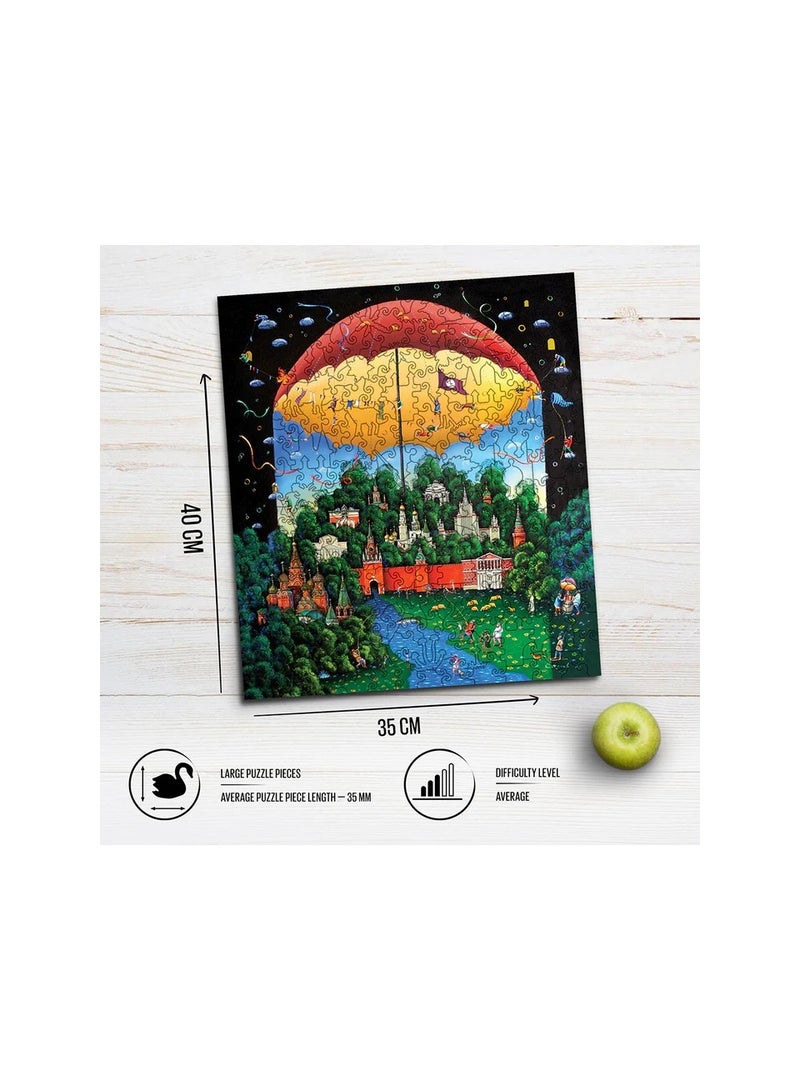 Day and Night Davici Wooden Jigsaw Puzzle
