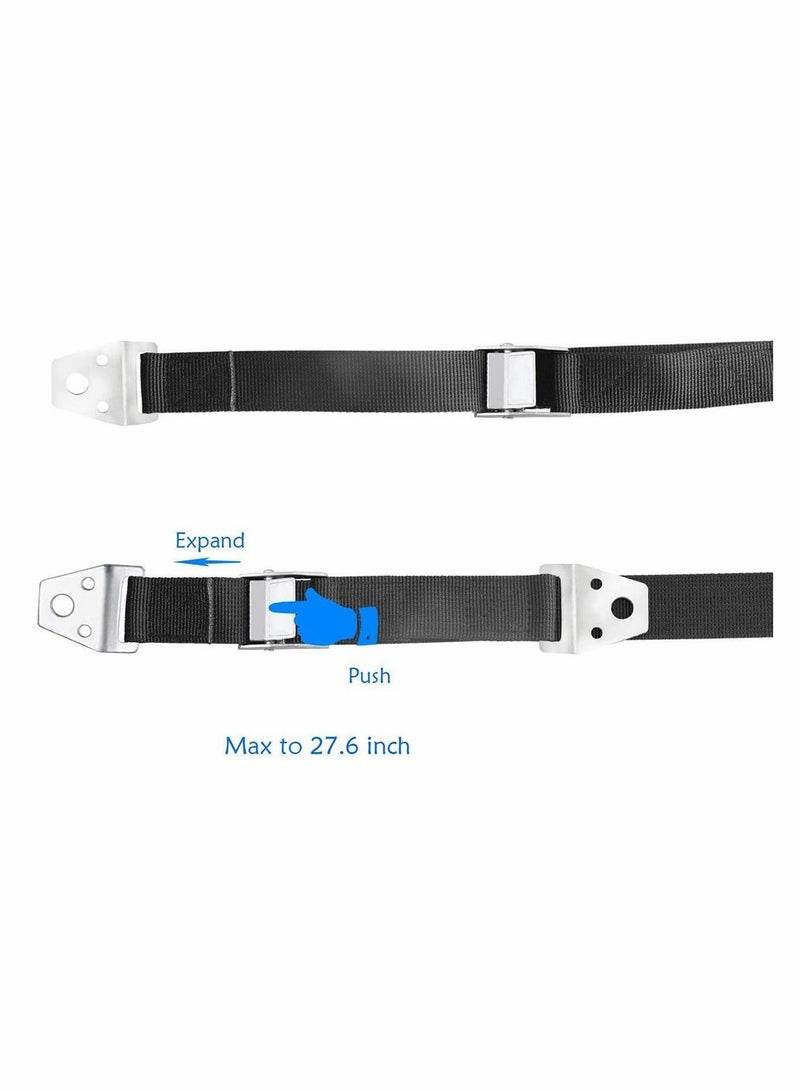Pack Of 2 Baby Safety Metal TV Furniture Anti-Tip Straps Heavy Duty