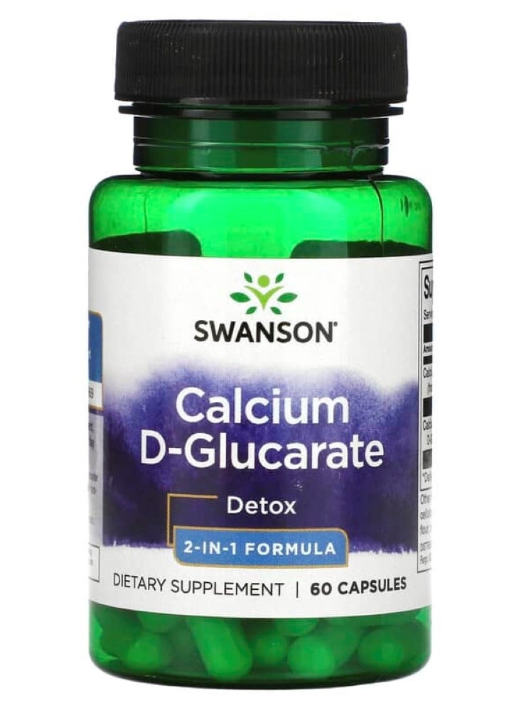 Calcium D-Glucarate - 2-in-1 Formula 60 Caps