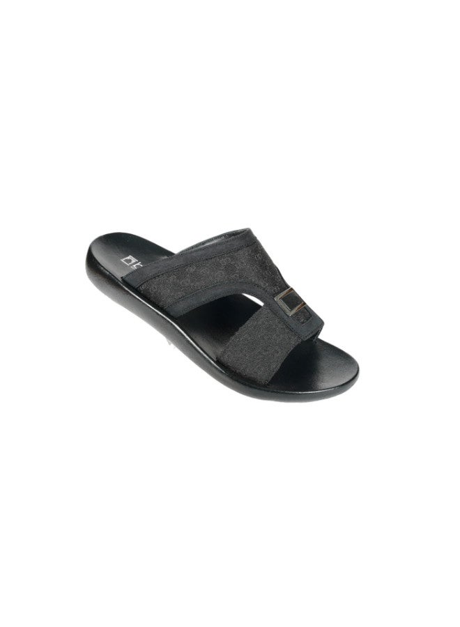 008-3562 Barjeel Mens Arabic Sandals 63102 Black