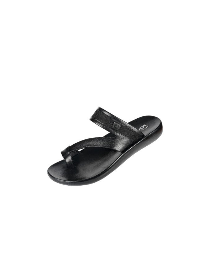 008-3568 Barjeel Mens FInger grip Sandals 63014 Black