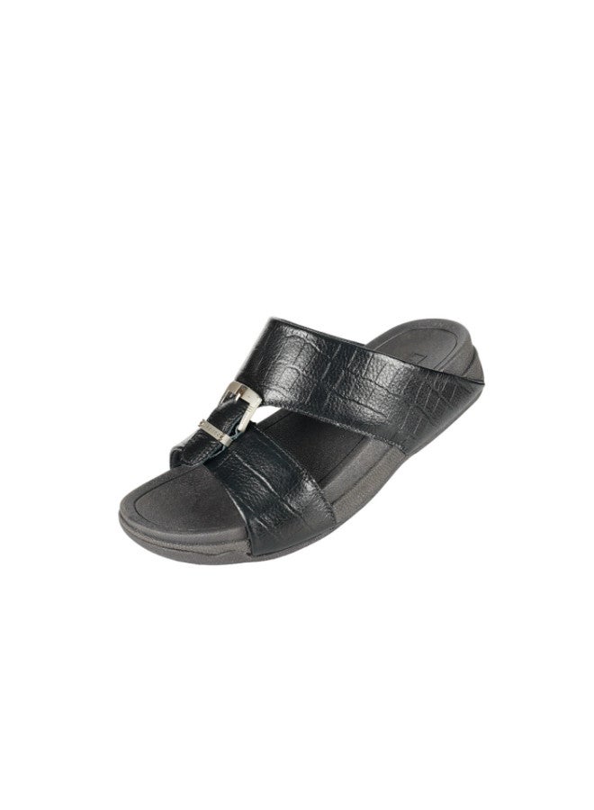 008-3534 Barjeel Mens Casual Sandals 20295 Black