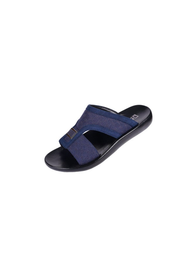 008-3565 Barjeel Mens Arabic Sandals 63102 Navy