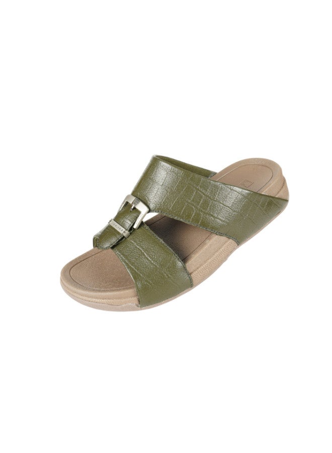 008-3538 Barjeel Mens Casual Sandals 20295 Olive