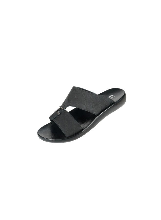 008-3547 Barjeel Mens Arabic Sandals 63071 Black