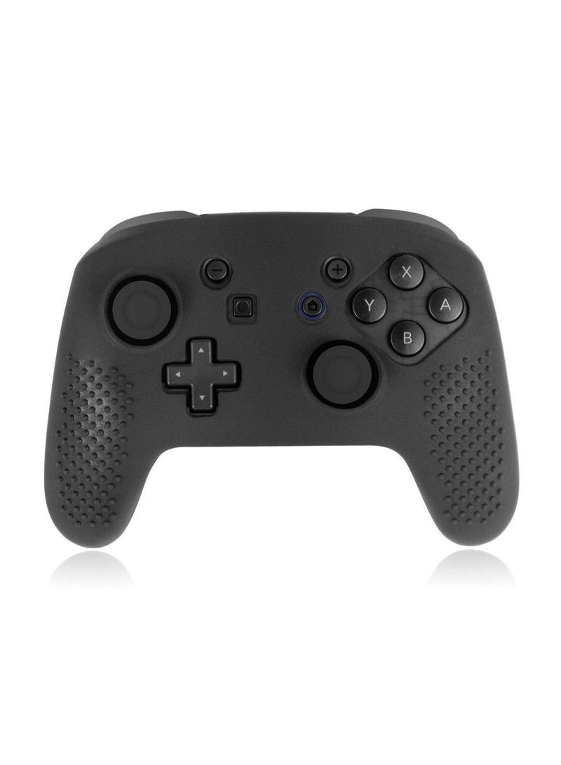 Anti-Fall Silicone Case for Nintendo Switch Pro Controller, Dustproof Soft Silicone Skin Case Cover for Switch Pro Controller, Black
