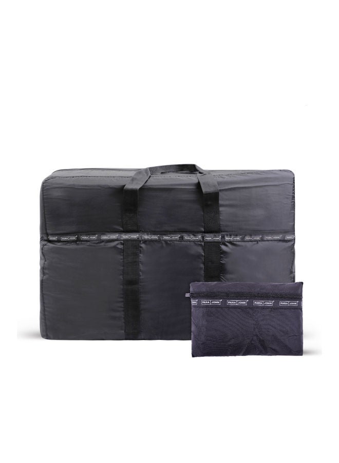 Foldable Carry On Luggage Bag Black