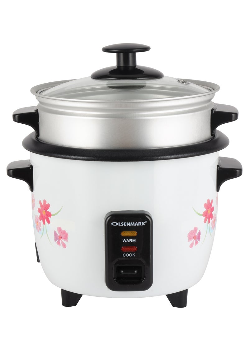 Rice Cooker 0.6 L 350 W OMRC2350H Pink/Silver