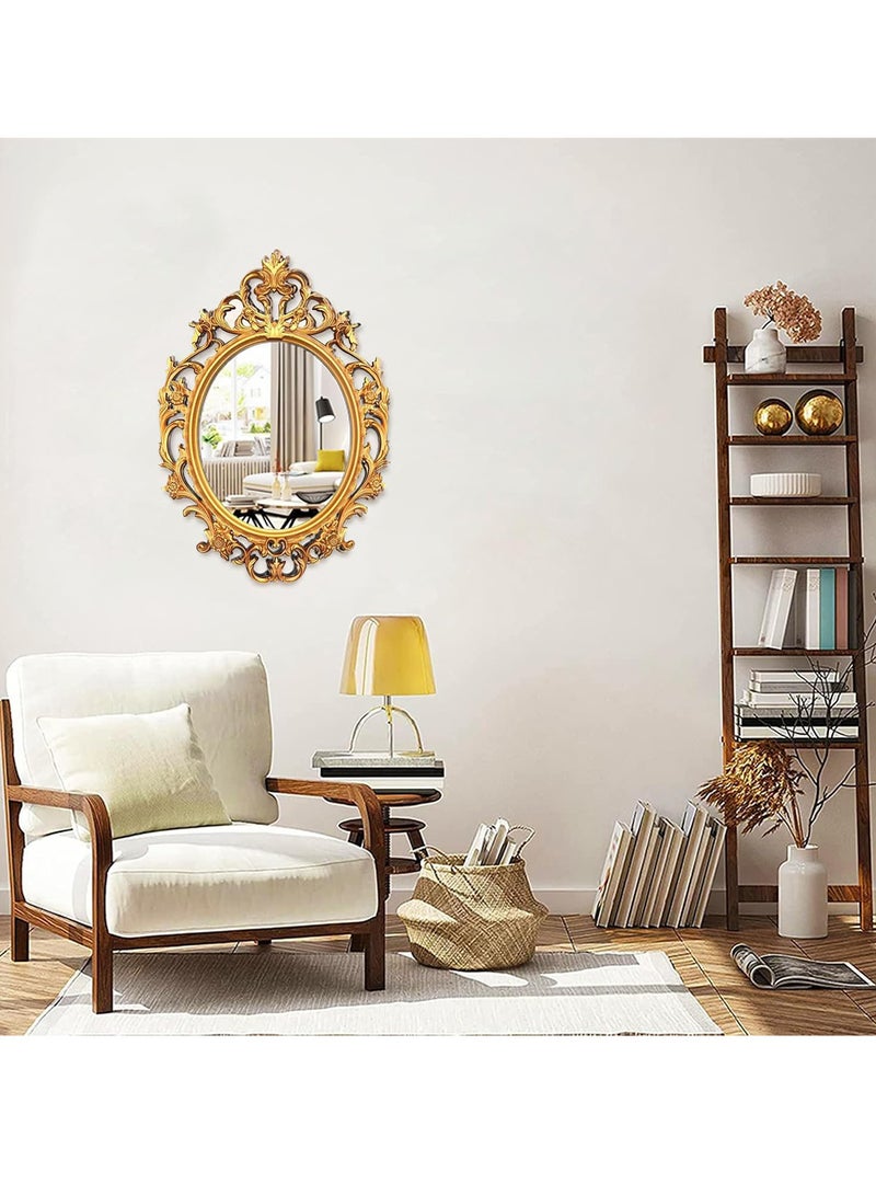 FFD Decorative Wall Mirror Vintage Hanging Mirror for Bedroom Living-Room,