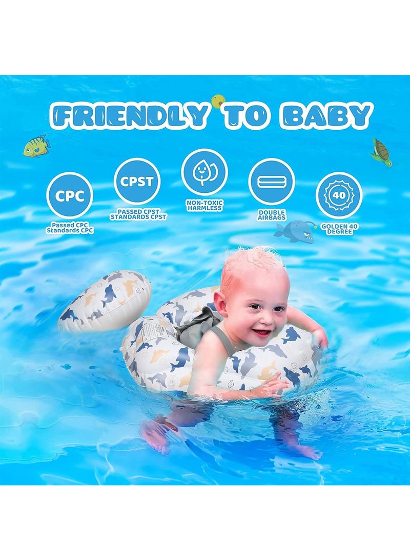 55*53cm Children's Lie Ring With Top Swimming Ring