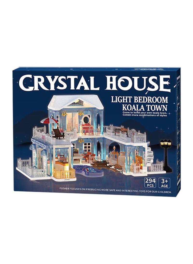 DIY Toys Bathroom Koala Town Crystal House - 301 Pieces