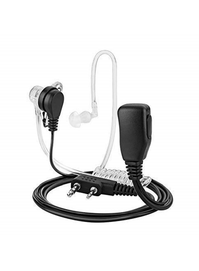 Air Acoustic Tube Earpiece Throat Mic Headset for UV5R BF-888s.