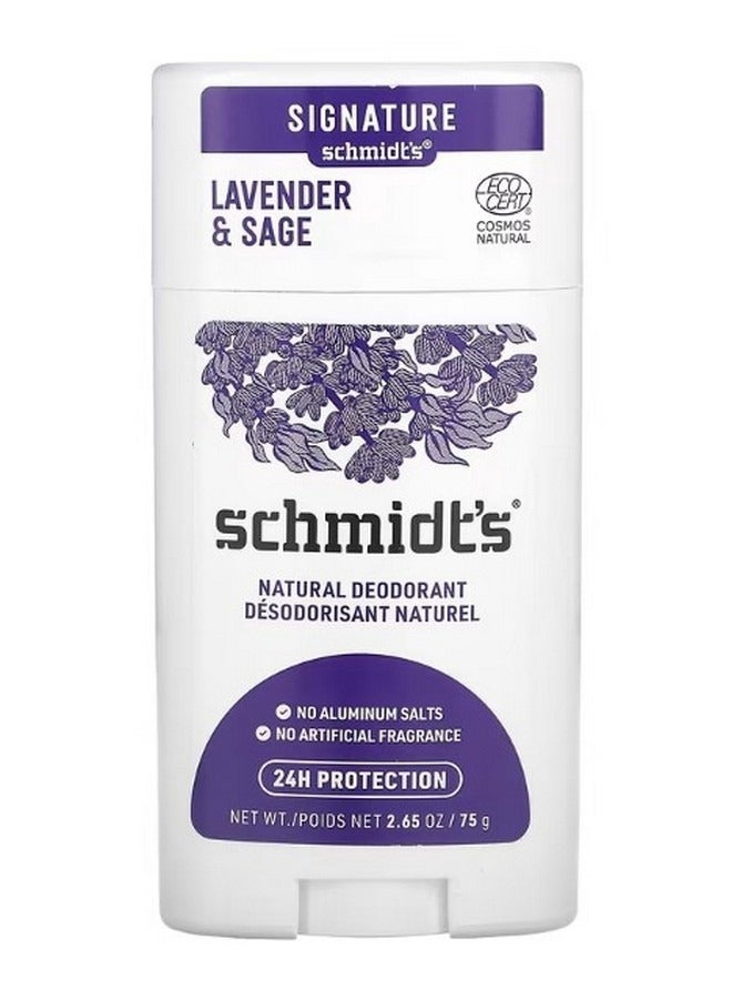 Natural Deodorant Lavender  and Sage 2.65 oz 75 g
