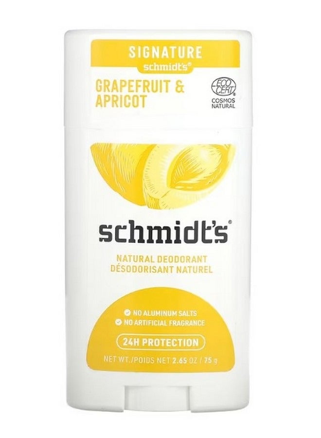 Natural Deodorant Grapefruit  and Apricot 2.65 oz 75 g