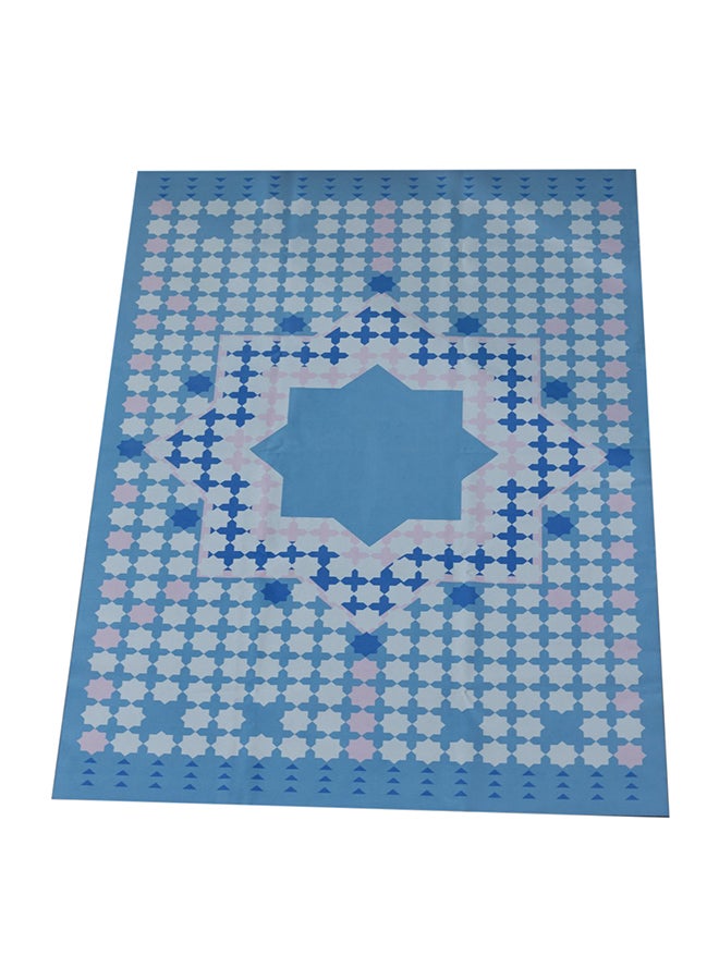 Marrakesh Compact Prayer Mat Blue/Pink/White 67x108cm