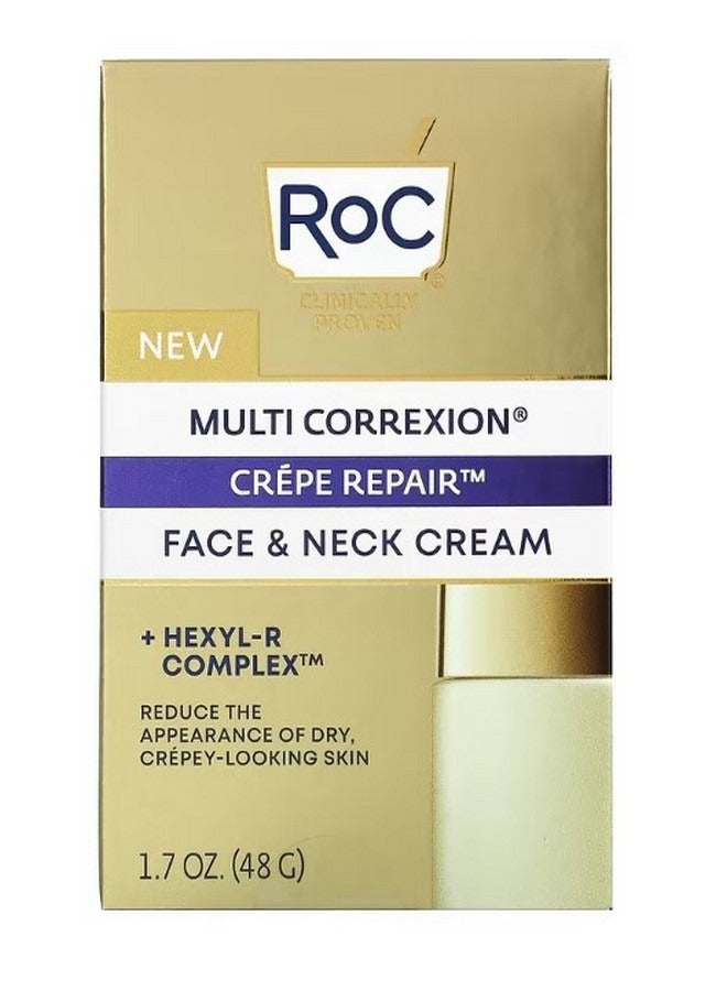 Multi Correxion Crepe Repair Face and Neck Cream 1.7 oz 48 g