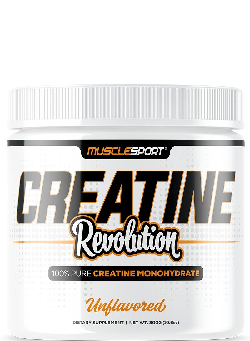 MuscleSport Creatine Powder 60 Serve 300 Grams…