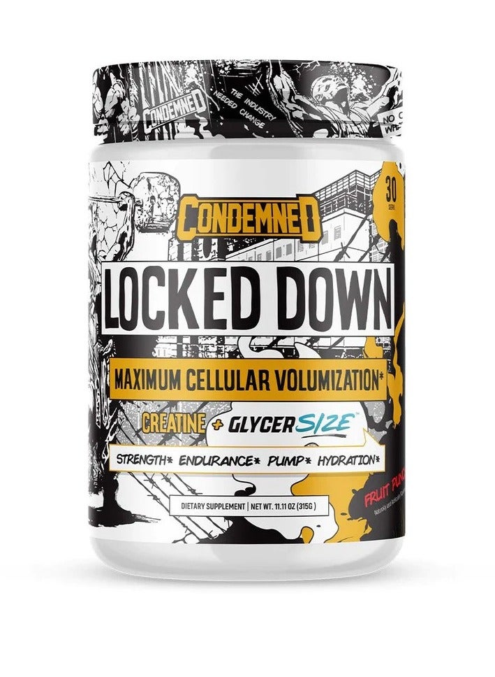 Condemned Labz Locked Down Fruit Punch 30 Servings