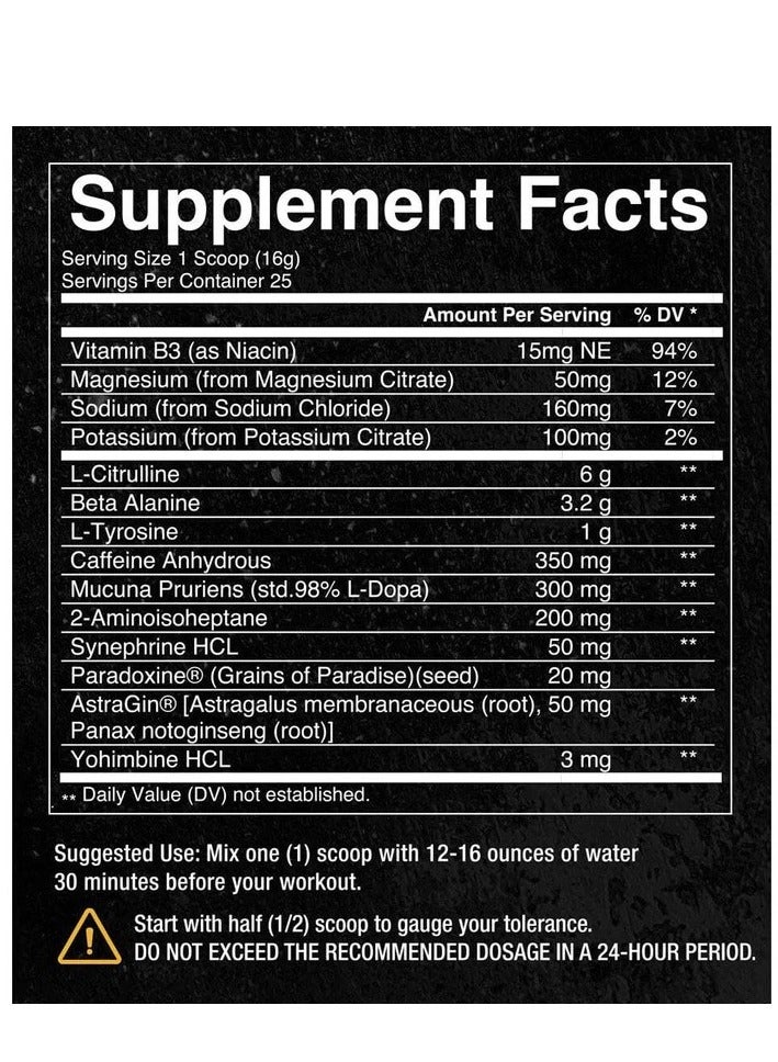 Condemned Labz Convict High Stim Pre Workout Sour Gummy