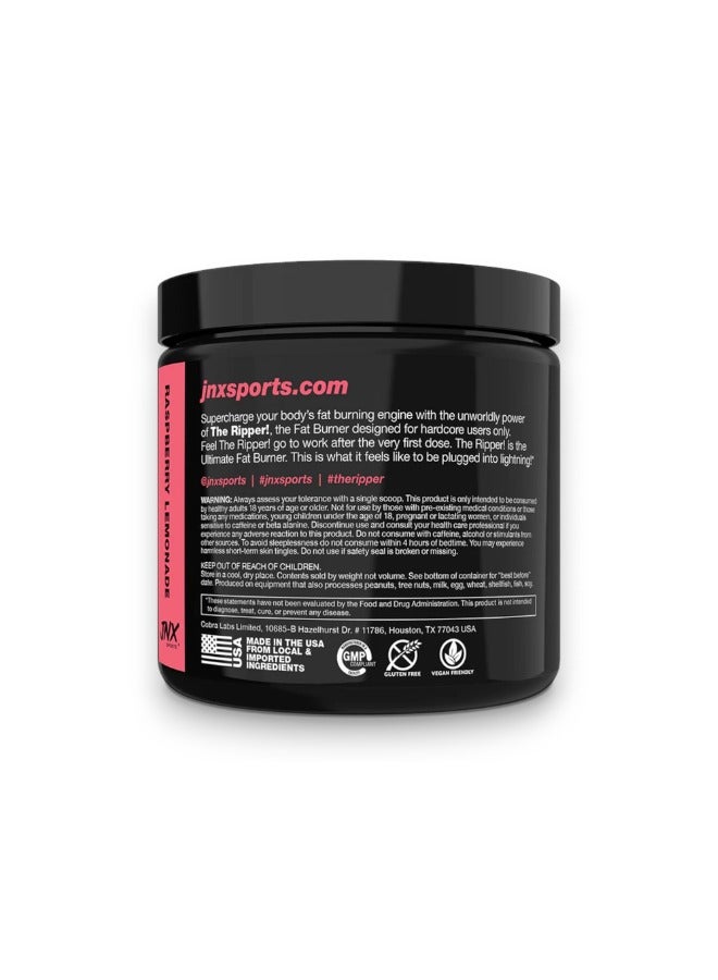 Ripper Fat Burner, Raspberry Lemonade Flavour, 30 Servings