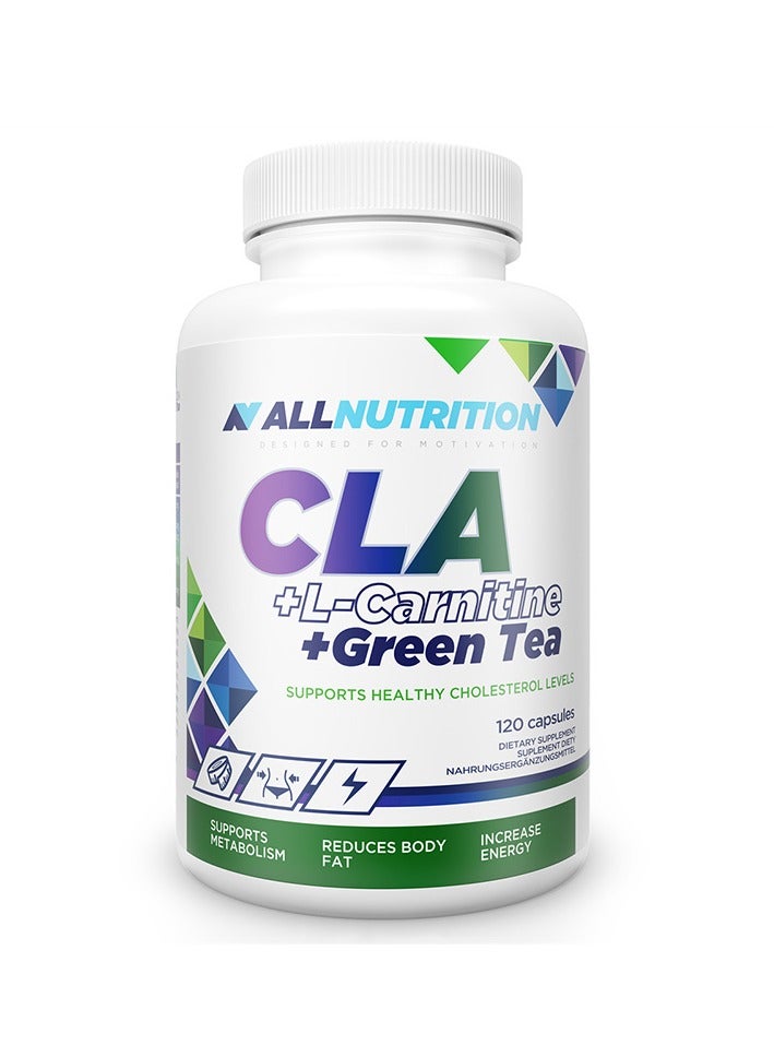 ALL NUTRITION CLA + L-carnitine + Green Tea 120 Capsules 120 Servings 150g