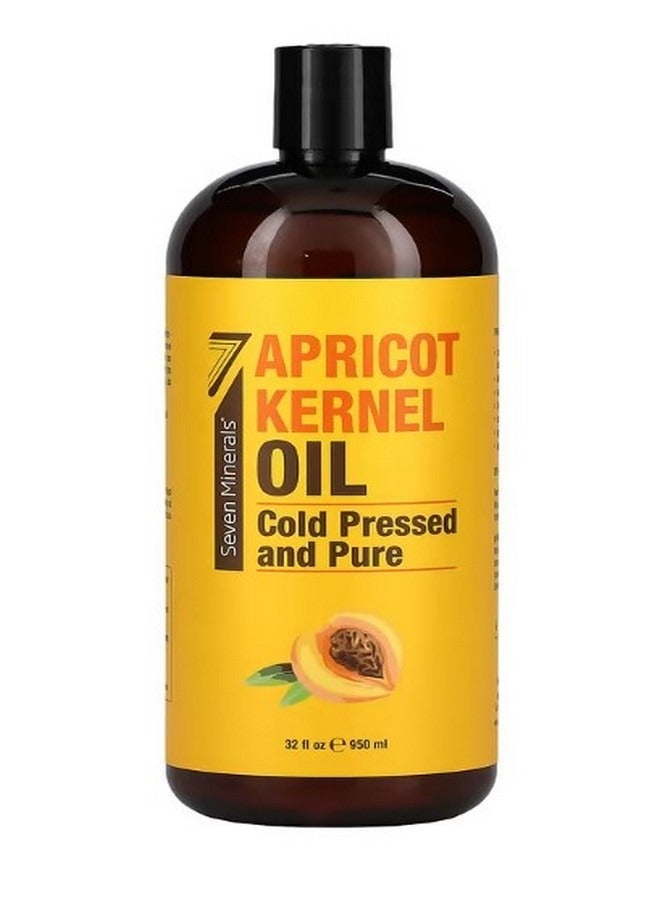 Apricot Kernel Oil Cold Pressed and Pure Unscented 32 fl oz 950 ml