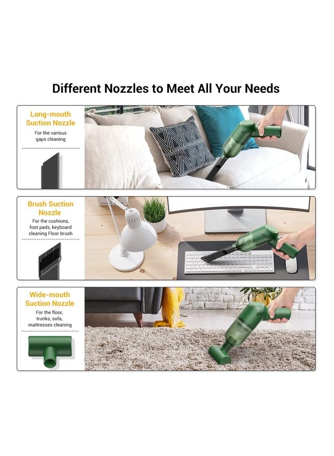 Handheld Wireless Vacuum Cleaner Set 120 W 2201172 Green