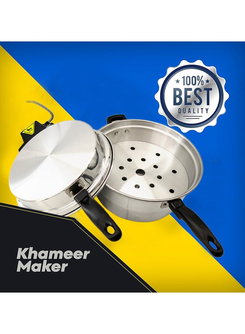 Electric Khameer Maker, Asia Mini Oven Bread Maker, Aluminum, Easy to Use, Low Power Consumption