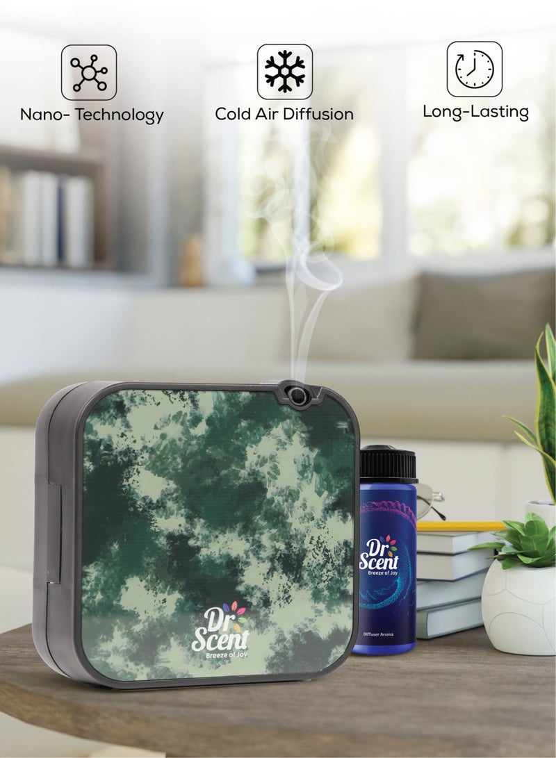 Essential Oil Diffuser – Mini: Miniature Aromatherapy Wonder with 30-100 Sqm Coverage, Exquisite Design, and Mobile App Integration for Enhanced Fragrance Experience (ARMY)