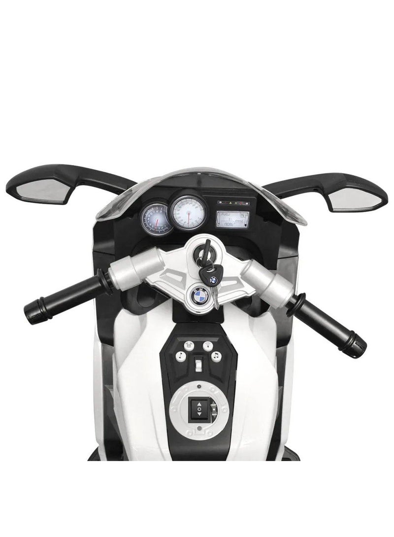 Bmw Kids Motorcycle Bike - White(12V)