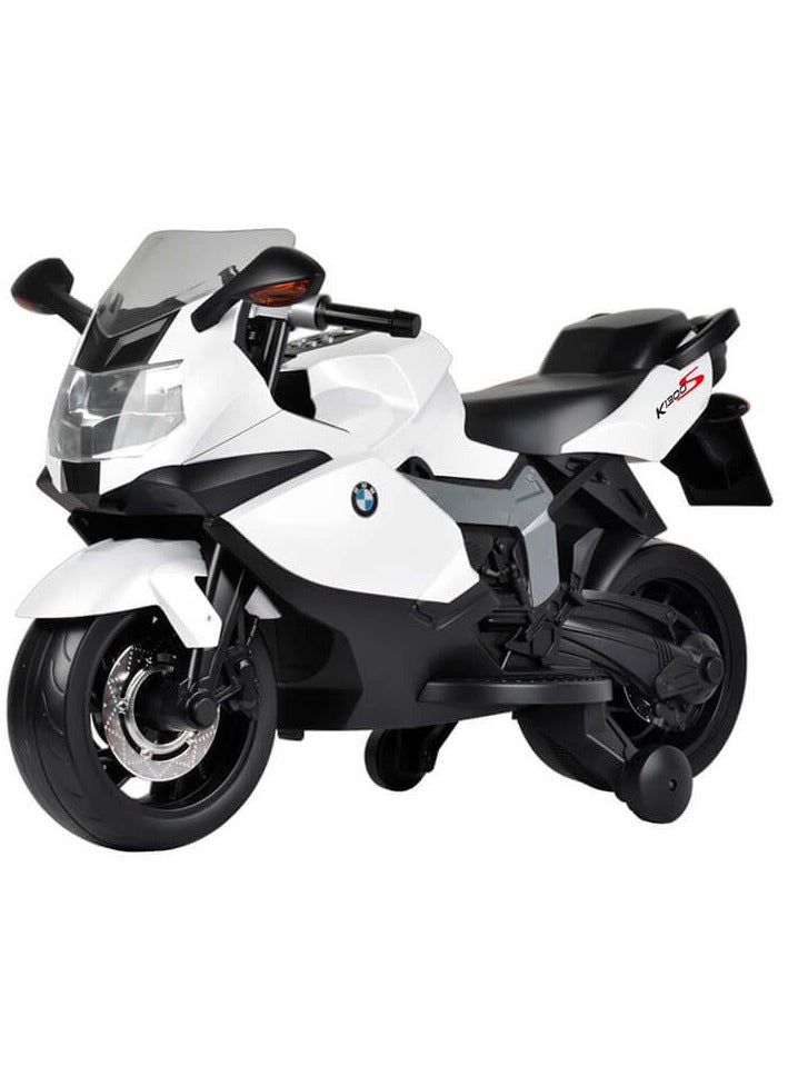 Bmw Kids Motorcycle Bike - White(12V)