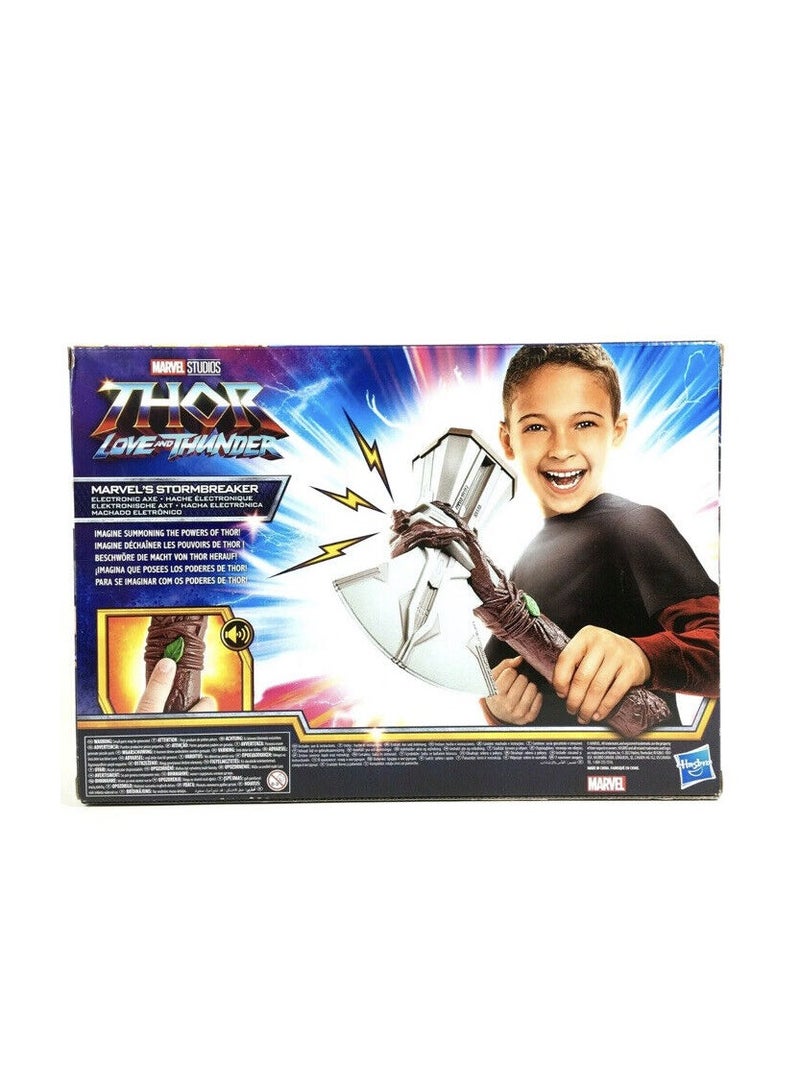 Marvel Thunder Stormbreaker Electronic Axe Thor Roleplay Toy with Sound FX